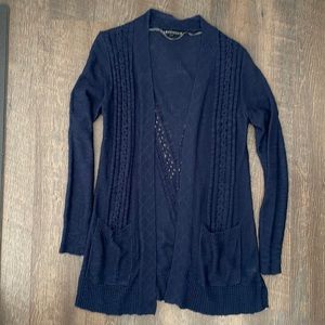 Navy Knit Cardigan - Woman’s S